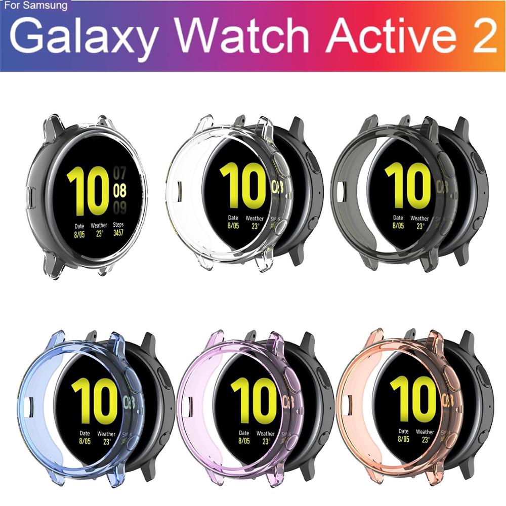 Ốp Bảo Vệ Bằng Tpu Silicon Mềm Chống Sốc Cho Samsung Galaxy Watch Active 2 44mm 40mm Active2