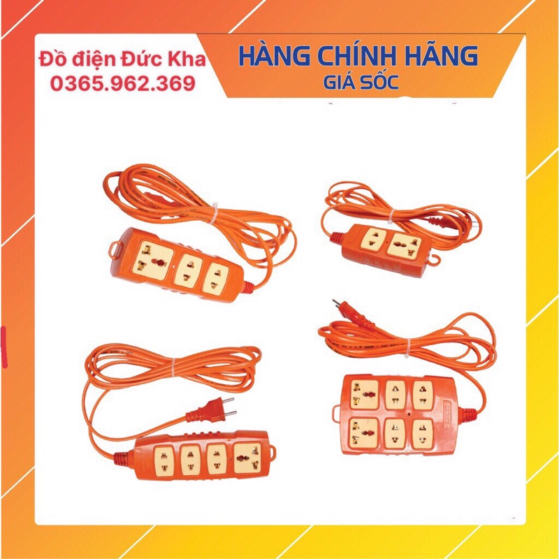 Ổ CÓ DÂY CHỊU TẢI CAO HINOKI 3 LỖ, 4 LỖ, 6 LỖ