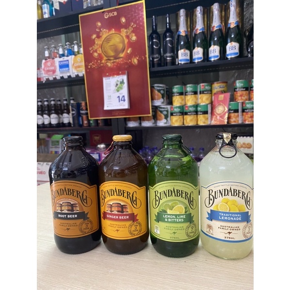 Nước Trái cây Có Gas Bundaberg 375ml