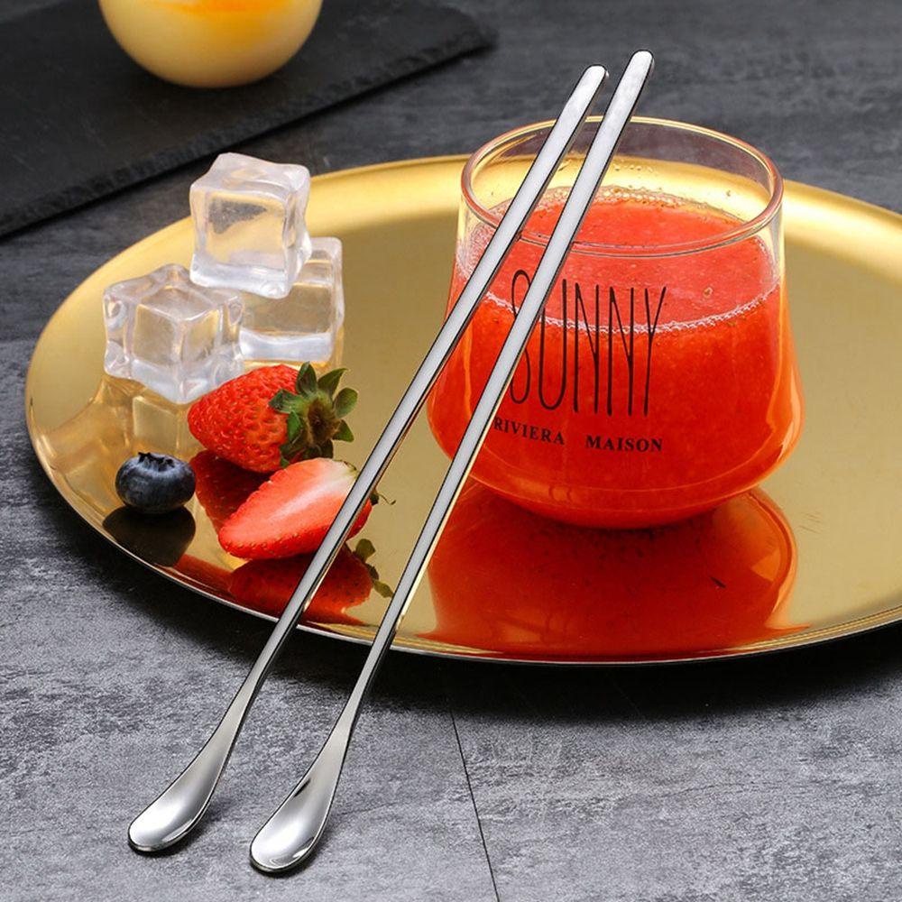 Muỗng Uống Trà Bằng Thép Không Gỉ Tiện Dụng Cho Nhà Bếp / Quán Bar