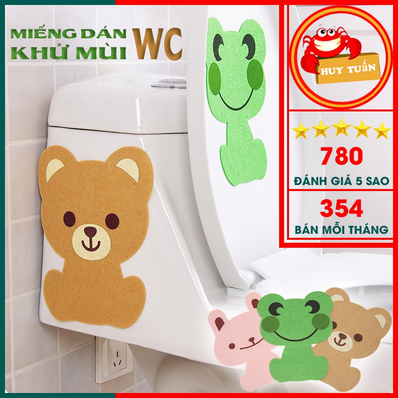 Khử mùi nhà vệ sinh - miếng dán khử mùi bồn cầu (DKM01)