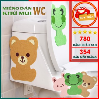 Khử mùi nhà vệ sinh - miếng dán khử mùi bồn cầu (DKM01)