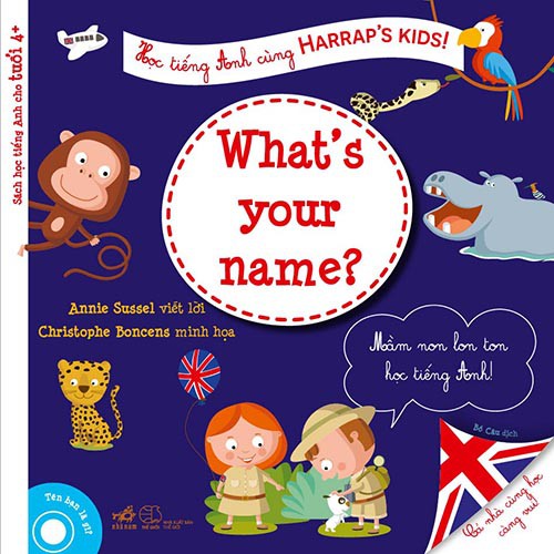 Sách - Học Tiếng Anh Cùng Harraps Kids - Tên Bạn Là Gì?