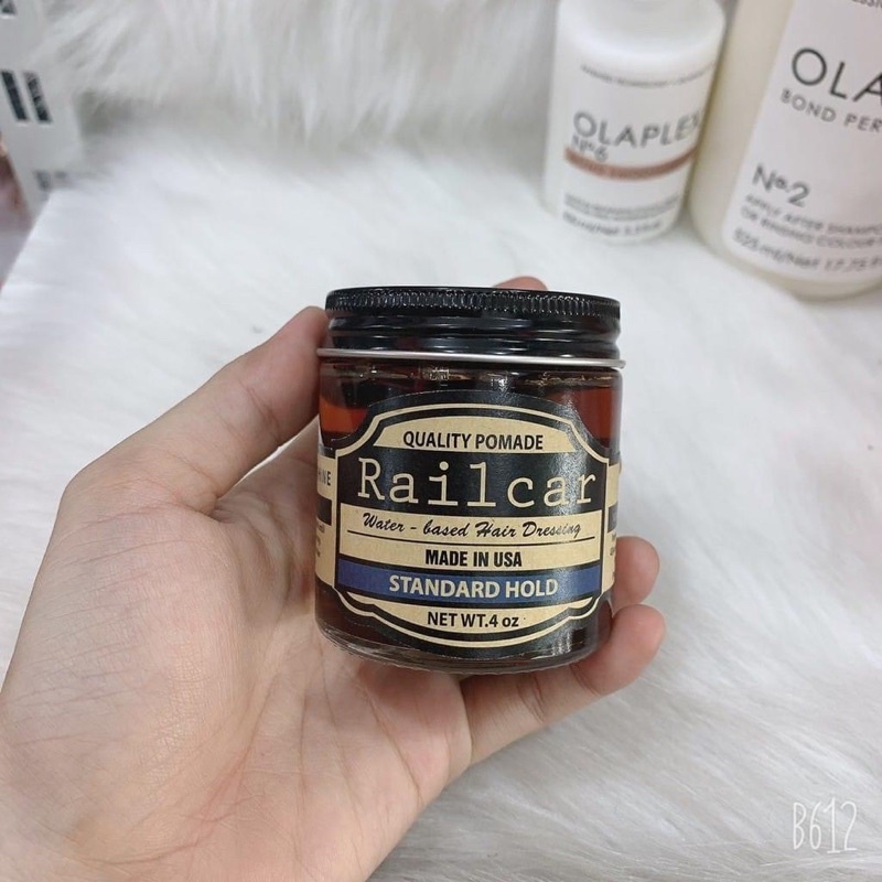 Sáp Vuốt Tóc Nam Giữ Nếp Lâu Không Bóng Tóc Railcar, Sáp Vuốt Tóc Railcar