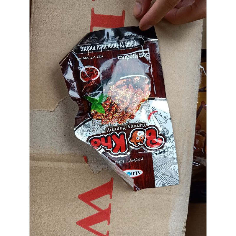 10 gói snack bò khô