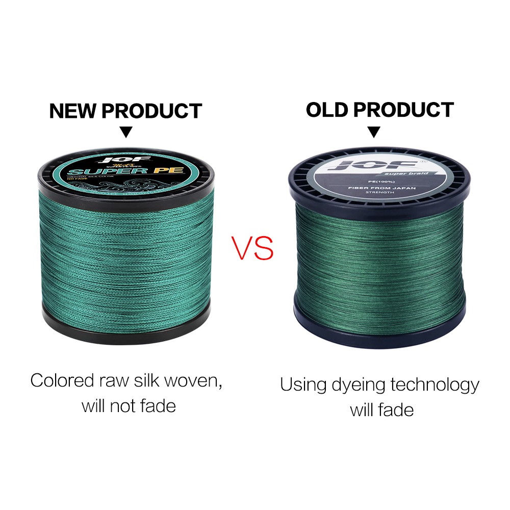 Cuộn Dây Câu Cá JOF 1000M X4 Chất Lượng Cao