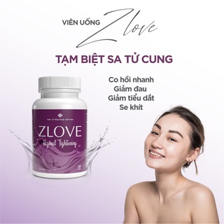 Combo 2 Hộp Viên Uống ZLOVE Se Khít Và Làm Hồng Vùng Kín Sau Sinh, Tăng Cường Nội Tiết Tố Entrogen ( Hộp 50 Viên )