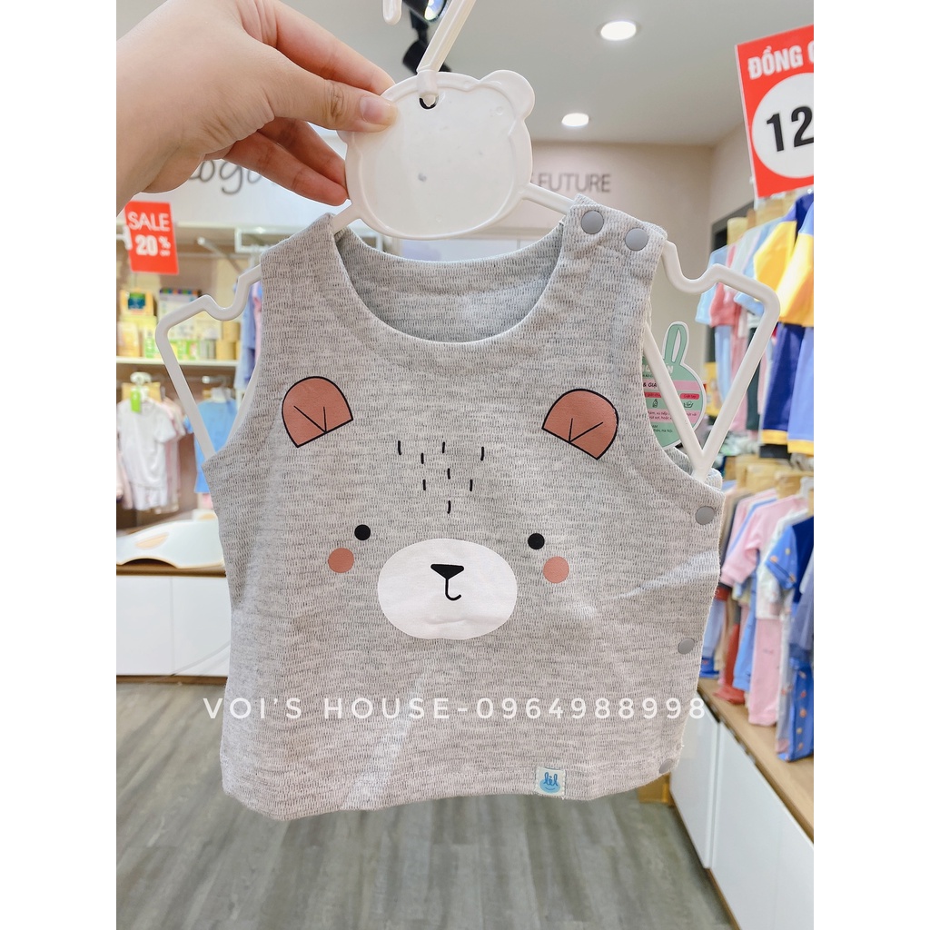 Áo Gile trần bông thêu gấu Lil UR1111