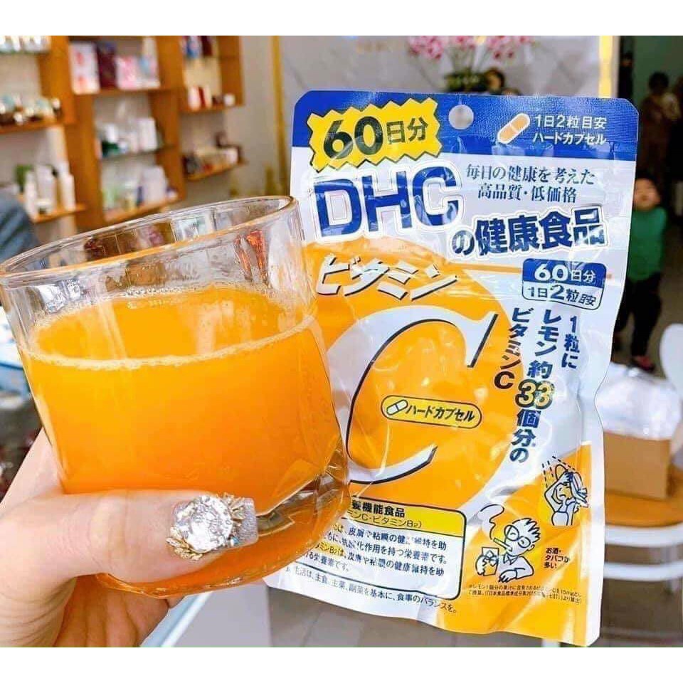 Vitamin C DHC Nhật [CHÍNH HÃNG_NỘI ĐỊA NHẬT] gói 60 ngày 120 viên