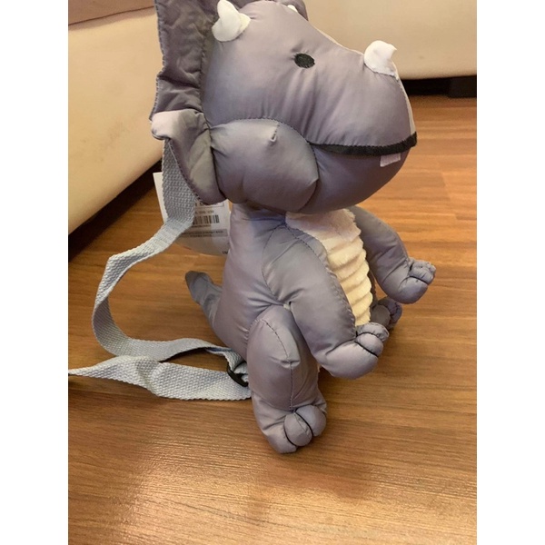 Balo zara khủng long xám cho bé siêu đẹp