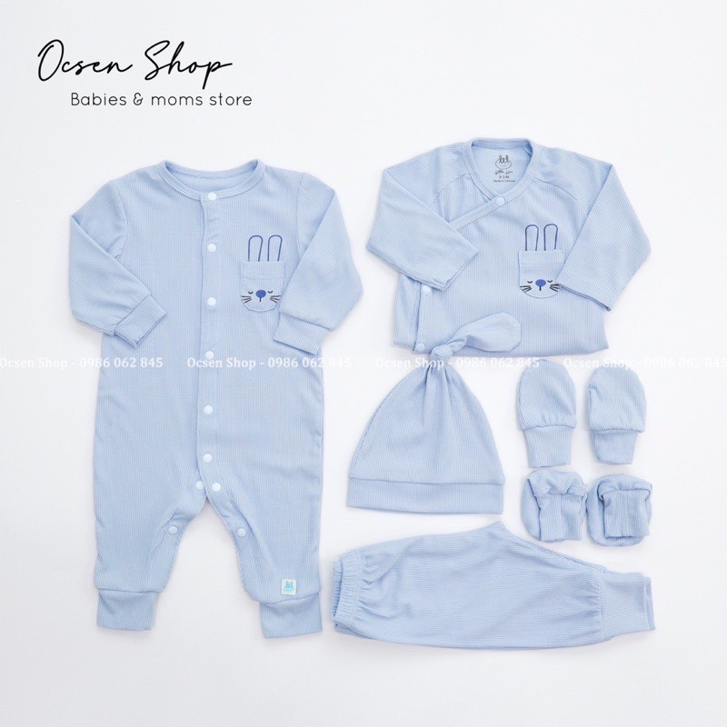 LIL Body vải tăm LIL Little love Bộ liền thân sơ sinh [Chính hãng Little Love Việt Nam]