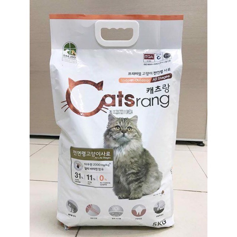  FREESHIP ĐƠN 50K_Thức ăn hạt Catsrang Hàn Quốc Lna dành cho mèo mọi lứa tuổi cao cấp