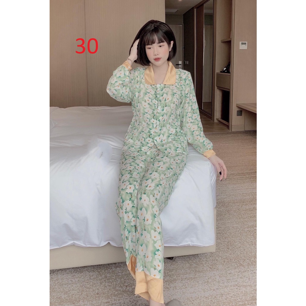 Bộ đồ ngủ lụa dài tay | BigBuy360 - bigbuy360.vn