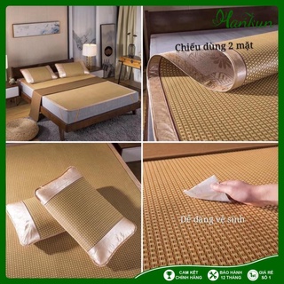 Chiếu Điều Hòa Loại Dầy Sợi Mây Tổng Hợp Cao Cấp - Chiếu Điều Hòa Thông Minh Thoáng Khí, Mát Rượi