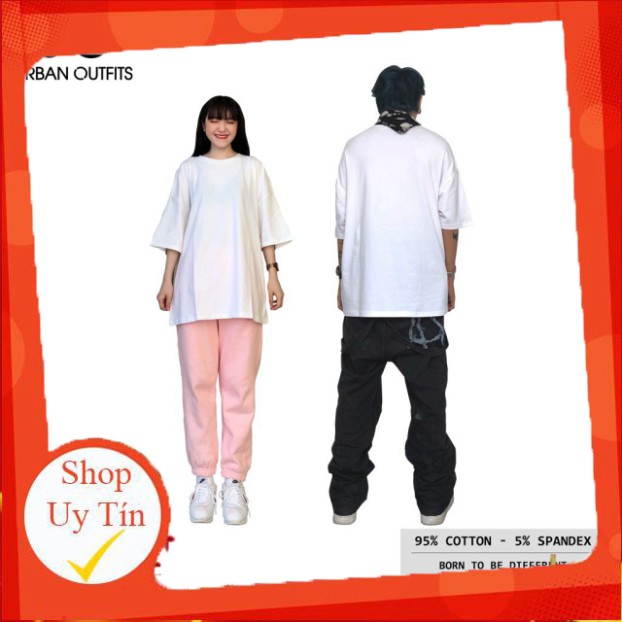 Áo Thun Tay Lỡ Nữ Nam Unisex Form Rộng URBAN OUTFITS Trơn ATO01 100 Cotton