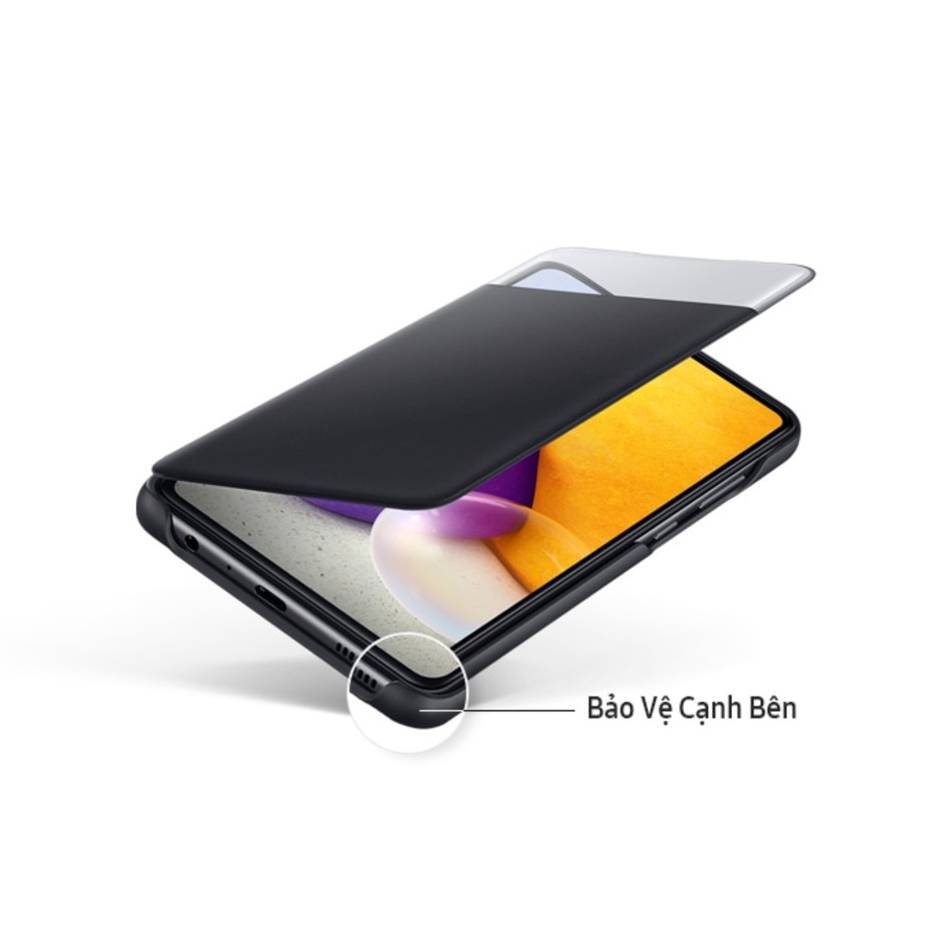 Bao Da Samsung Galaxy A72 Smart S View Wallet Cover - Hàng Chính Hãng Nguyên Seal