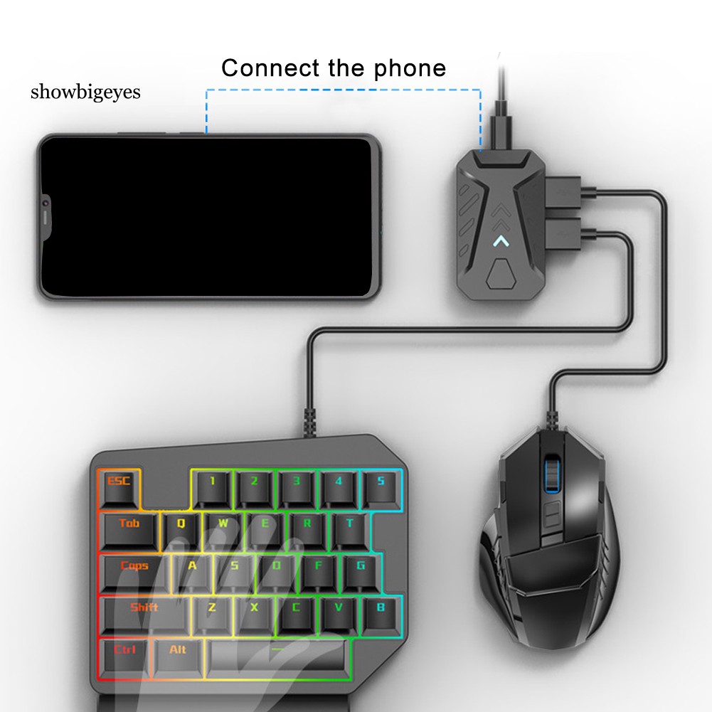 Bộ chuyển đổi chuột bàn phím Bluetooth sge _ GAME cho IOS Android Phone Tablet