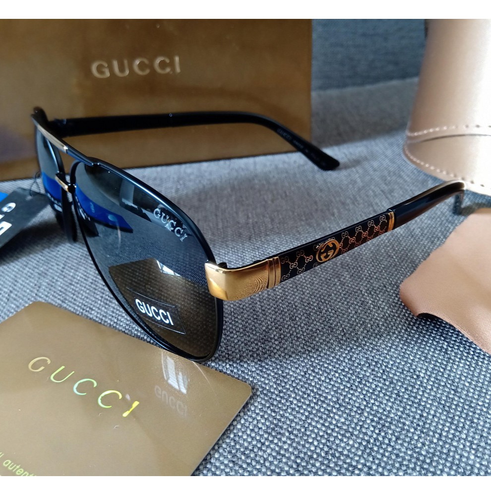 ❌SIÊU PHẨM❌MẮT KÍNH NAM GUCCI TRÒNG POLAROID CAO CẤP CHỐNG UV400 SÀNH ĐIỆU HOT TREND