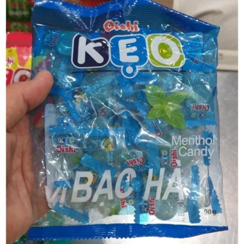 Kẹo Oishi gói 90g nhiều vị