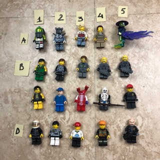 Lego minifigures chính hãng đã sử dụng