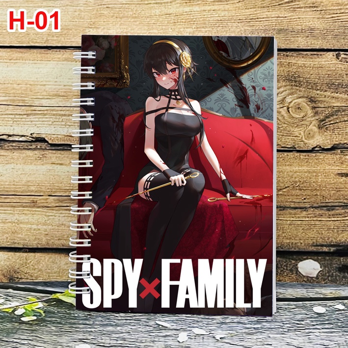 Sổ Lò Xo anime Spy x Family (nhiều mẫu đẹp dễ thương-28 mẫu khác nhau)