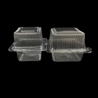 100 Hộp nhựa vuông dùng 1 lần H17 7cmx7cm cao 9cm và H05 9cmx9cm cao 9cm