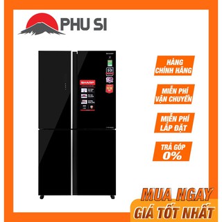 [MIỄN PHÍ GIAO HÀNG - LẮP ĐẶT] SJ-FXP600VG-BK - Tủ lạnh Sharp Inverter 525 lít SJ-FXP600VG-BK