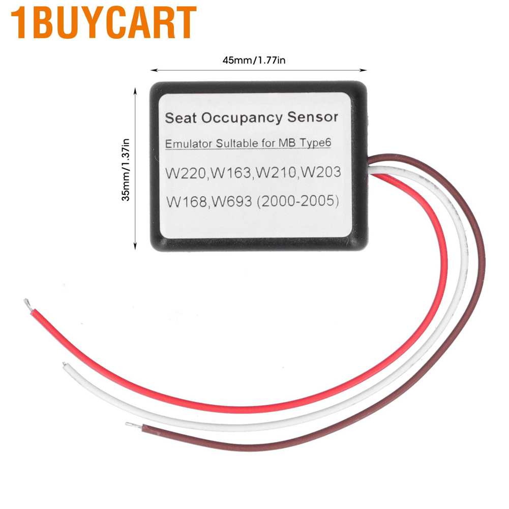 1buycart Seat Occupancy Sensor Emulator Fit for Mercedes‑Benz Type 6 W220/W163/W210/W203/W168/W639