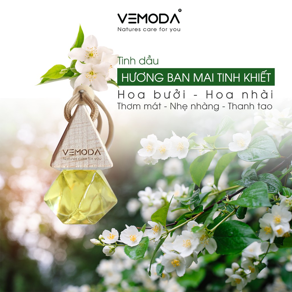 Tinh dầu treo xe Vemoda giúp khử mùi, làm thơm - Dung tích 8ml