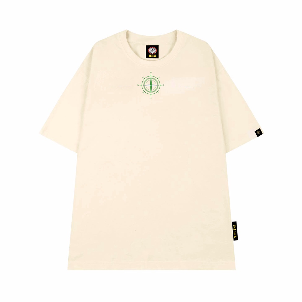 Áo Thun Local Brand HEA COMPASS 2022 Tee 5 Màu Unisex Form Rộng Tay Lỡ Streetwear Oversize Cổ Tròn Nam Nữ 100% Cotton