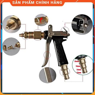 Vòi tưới cây rửa xe❤️Evoucher❤️ Súng Xịt Rửa Xe Chuyên Nghiệp Tăng Áp Lực Nước Gấp 3 Lần 206236 + Tặng 1 Móc Khóa Da .