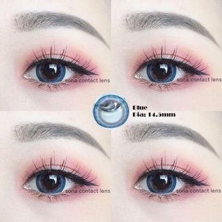 Lens mắt màu blue siêu xinh