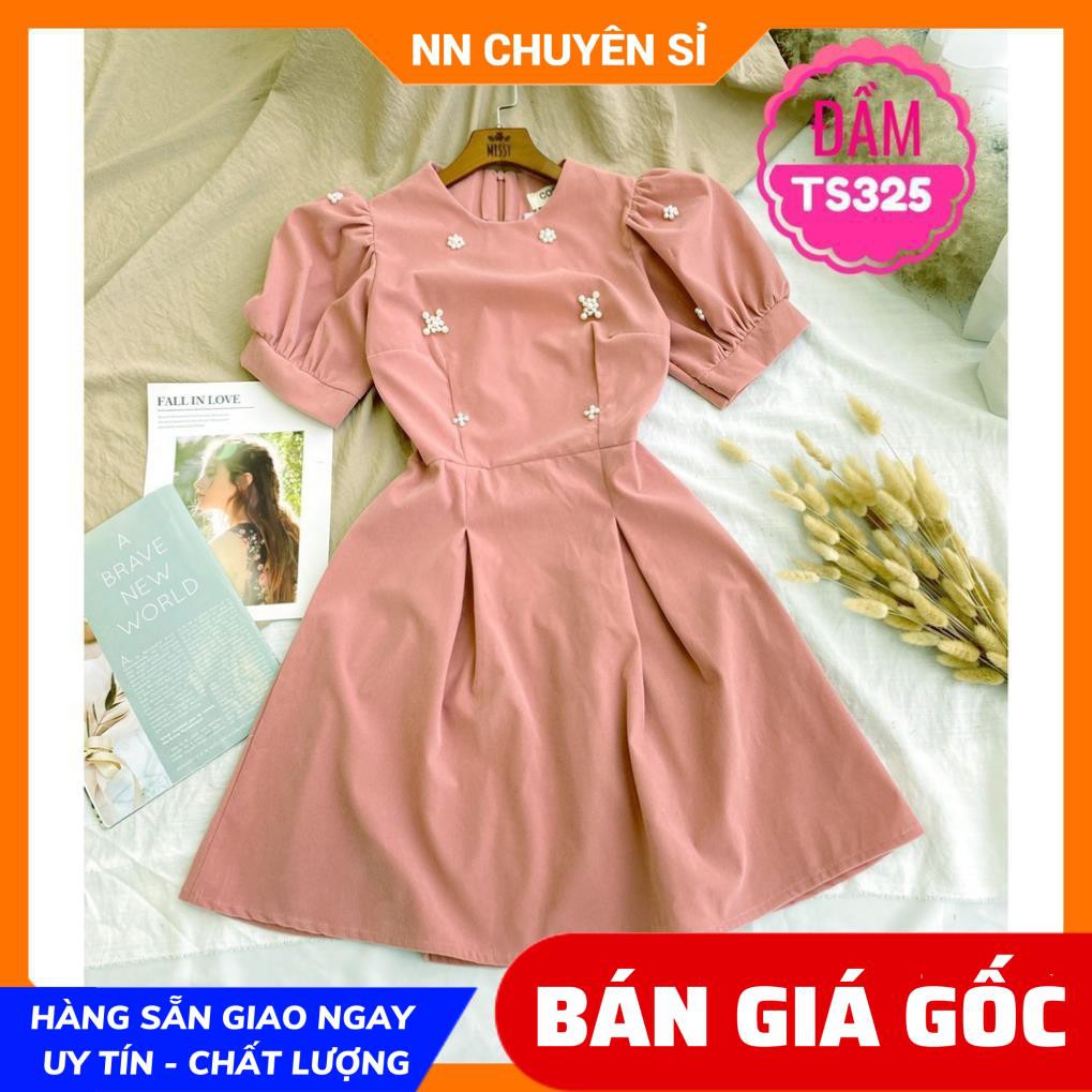 ĐẦM TAY BÚP PHỐI CƯỜM XINH XẮN TS325 ❤100% ẢNH THẬT❤HÀNG ĐẸP