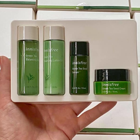 Bộ kit Innisfree Trà Xanh 4 món Green Tea Special Kit EX Set