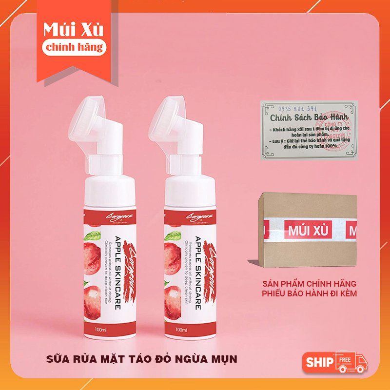Sữa Rửa Mặt Táo Đỏ MÚI XÙ