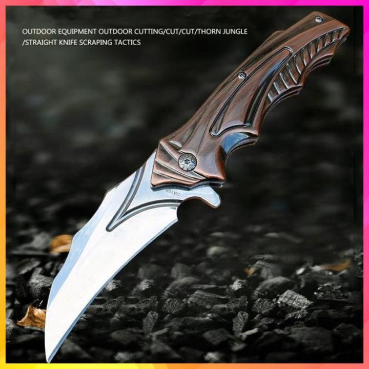 Dao karambit fox có bao da cao cấp, dao phượt gọt hoa quả tiện lợi