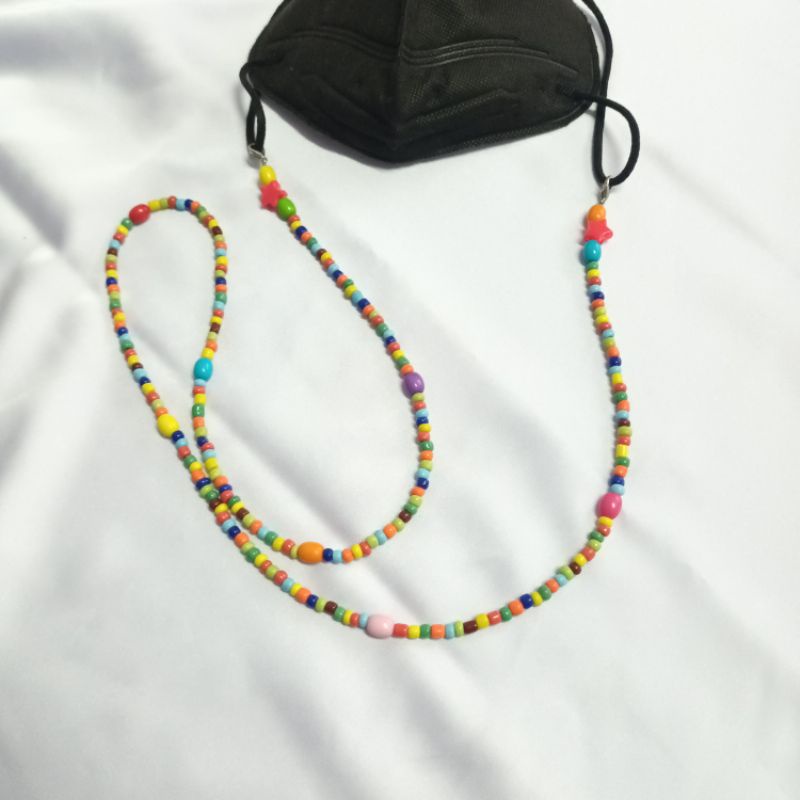 Dây đeo khẩu trang chống rớt kiểu Hàn mã T24 mic ngôi sao may mắn tiện lợi thời trang