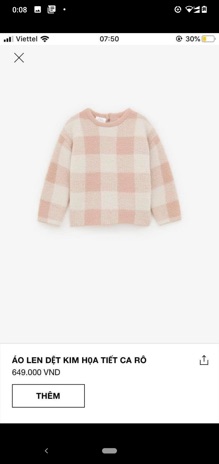 Áo len lông cừu zara