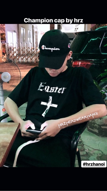 Mũ lưỡi trai , nón kết Champion full tem tag