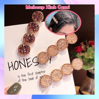 Kẹp Tóc đính đá pha lê nhân tạo lấp lánh sang trọng cho mái tóc Cami.makeup KTA11