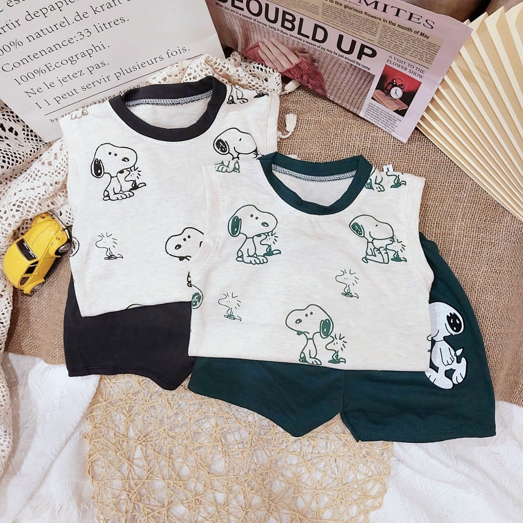 (8-18kg) Đồ bộ bé trai và đồ bộ bé gái TB4 - bộ quần áo trẻ em cộc tay