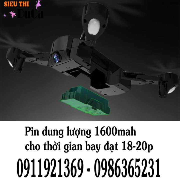 Flycam SG900-S, GPS định vị, camera HD 1080p