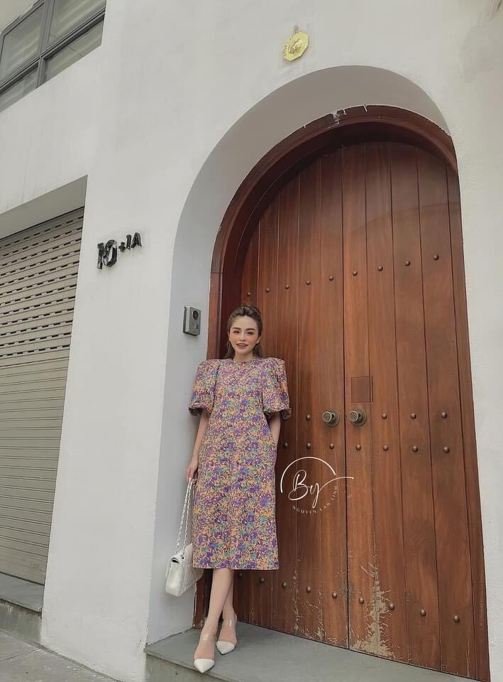 Váy Hoa Nhí Vintage Dáng Dài thiết kế kiểu Hàn Quốc cao cấp | BigBuy360 - bigbuy360.vn