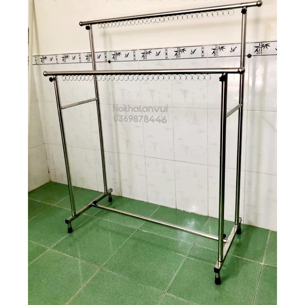 Sào phơi đồ inox lắp ráp tiện lợi