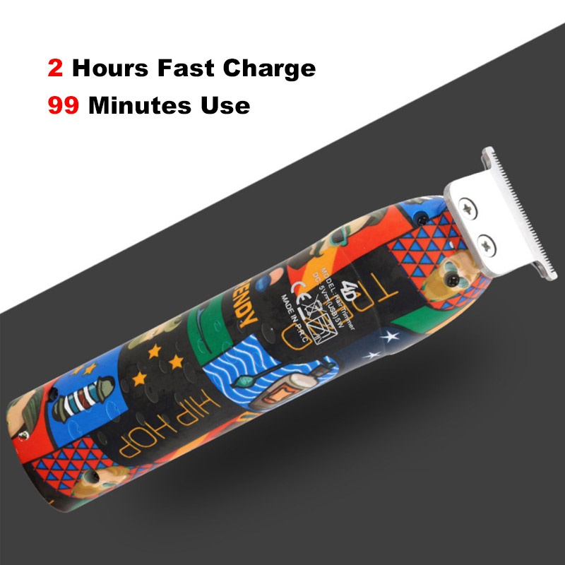 Tông Đơ Cắt Tóc Chuyên Nghiệp Có Màn Hình lcd Kỹ Thuật Số Có Thể Sạc Lại Cho Nam
