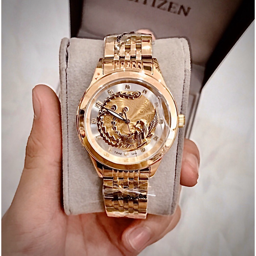 Đồng Hồ Nam TIEKE - Đồng Hồ Cơ – Mặt Rồng Cao Cấp | BigBuy360 - bigbuy360.vn