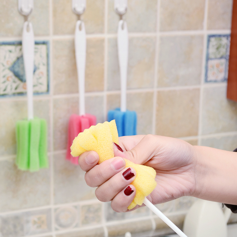 Bàn Chải Rửa Ly Thiết Kế Cán Dài Tiện Lợi