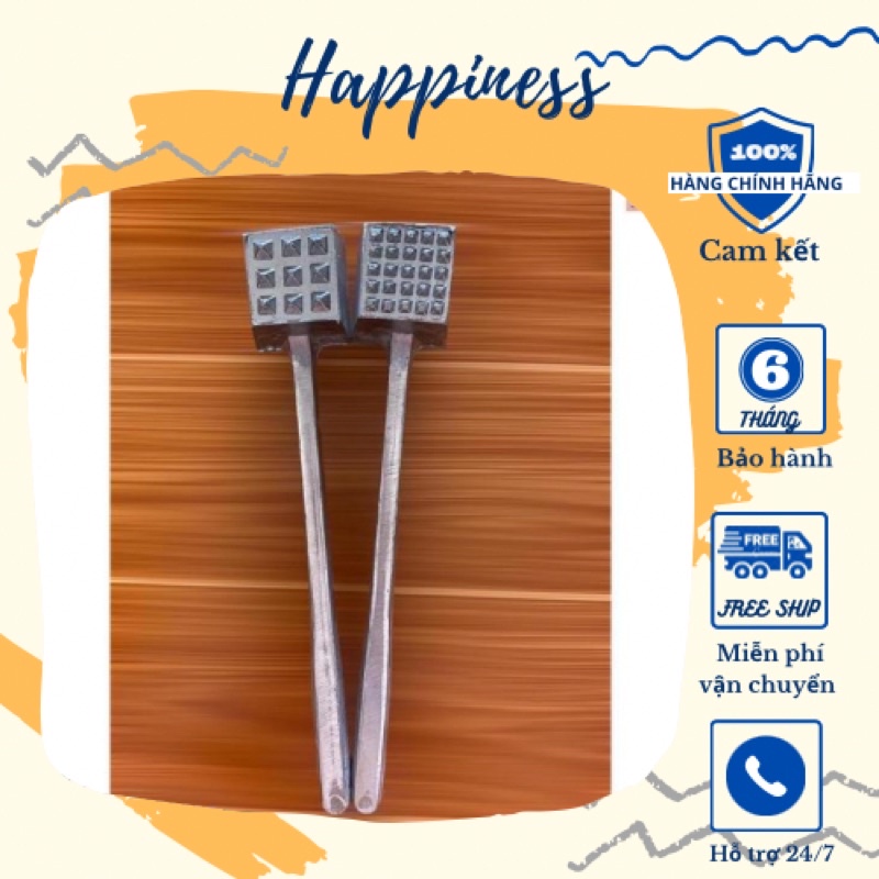 Búa dần thịt đập đá giã gừng tỏi hợp kim không gỉ tiện dụng, Búa đập thịt đa năng tiện lợi 3 trong 1