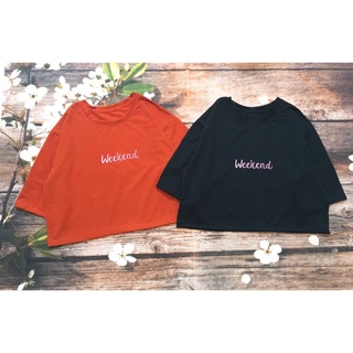 ÁO CROP THÊU TAY LỞ FROM RỘNG ( mẫu tự chụp 💋)
