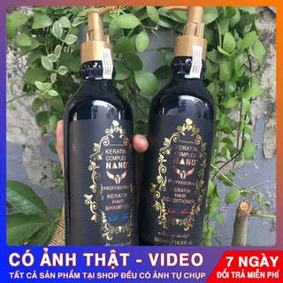 [HÀNG CHÍNH HÃNG]  Dầu gội xả phục hồi Keratin Complex Nano 500mlx2 ( chính hãng)